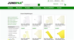 Desktop Screenshot of junopax.de