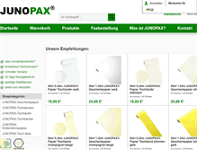 Tablet Screenshot of junopax.de